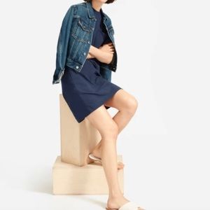 Everlane Weekend Tee Dress in Navy